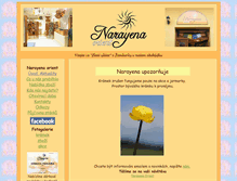 Tablet Screenshot of narayena.gajatri.net